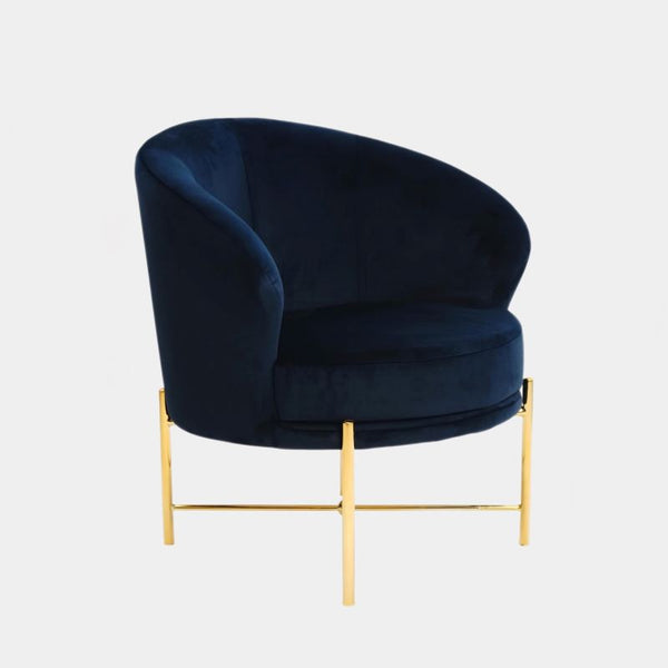 Mabula Chair Blue W62.5*D68*H73cm - Ink 18