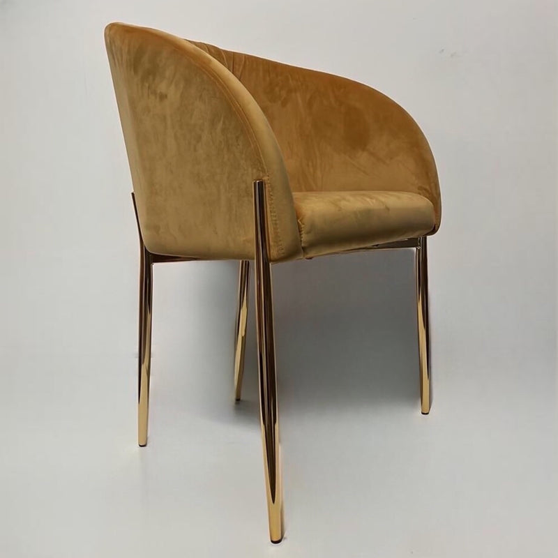 Amahle Dining Chair W53*D62*H83CM  / Gold Frame