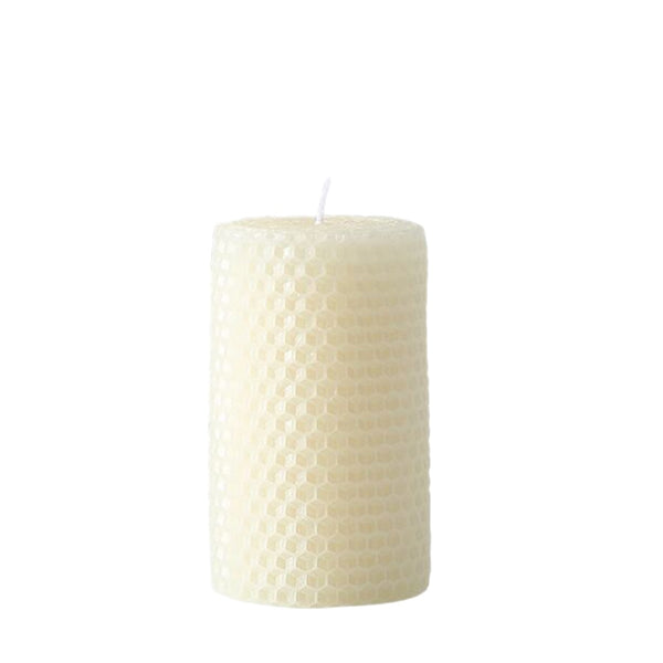 Honeycomb Candle Wht A 10*6cm