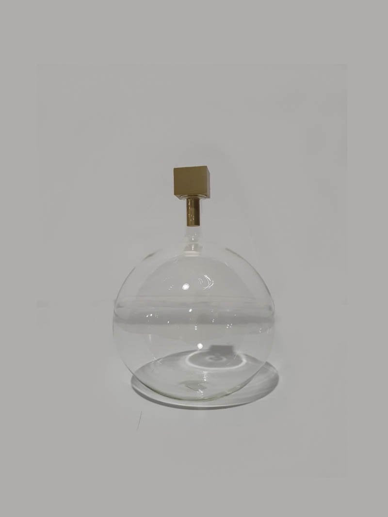 Glass Bottle Clear 30.5 x 23 cm